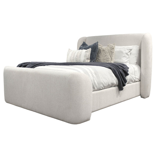 Shiloh - Wingback Upholstered Bed