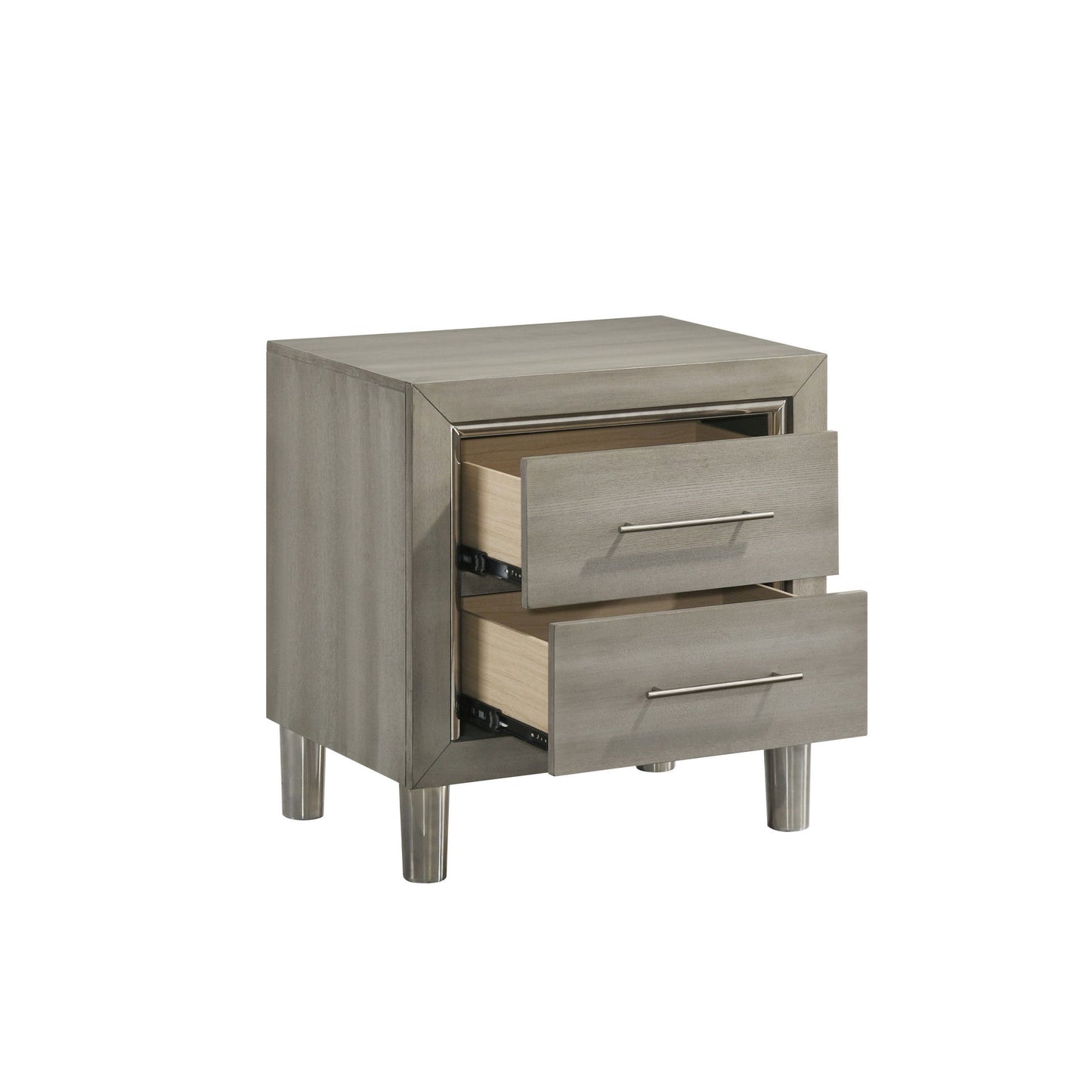 Lennox - 2 Drawer Nightstand - Gray