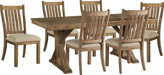Grindleburg Table & 6 Chairs Set