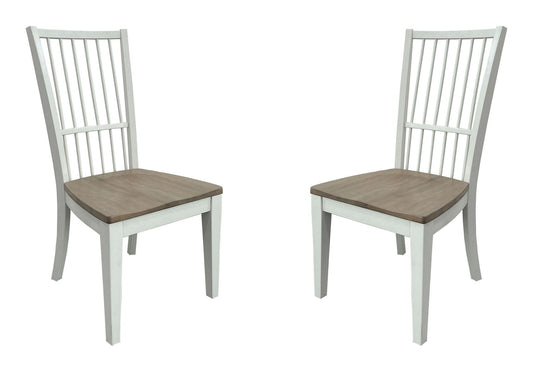 Americana Modern Dining - Spindle Back Dining Chair (Set of 2) - Cotton