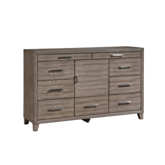 Harrisburg - 9 Drawer Dresser - Walnut