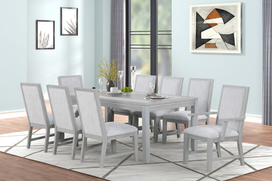 Fiona - Dining Table And 6 Chairs - Gray