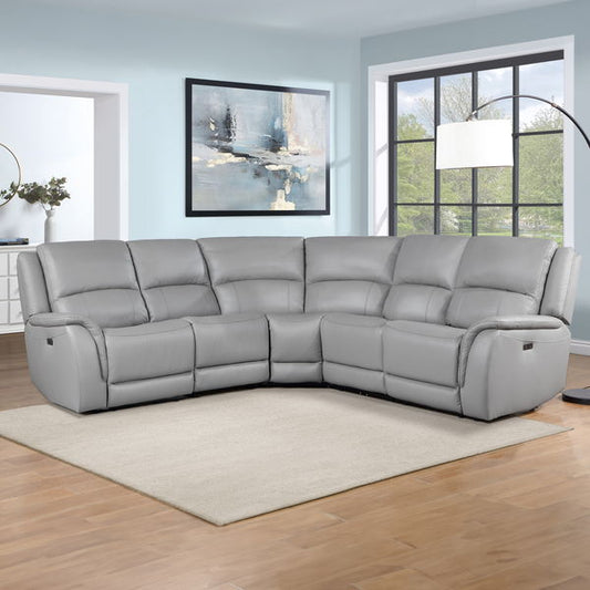 Alexandria - Leather Power Sectional