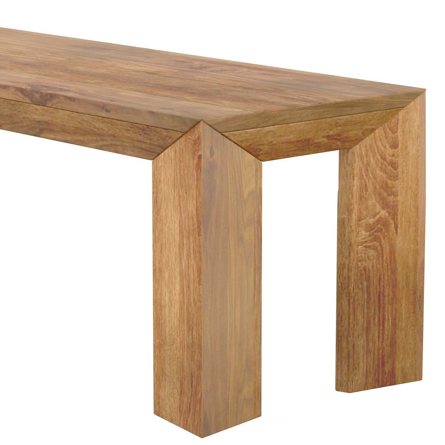 Crossings - Downtown Dining Bench - Amber