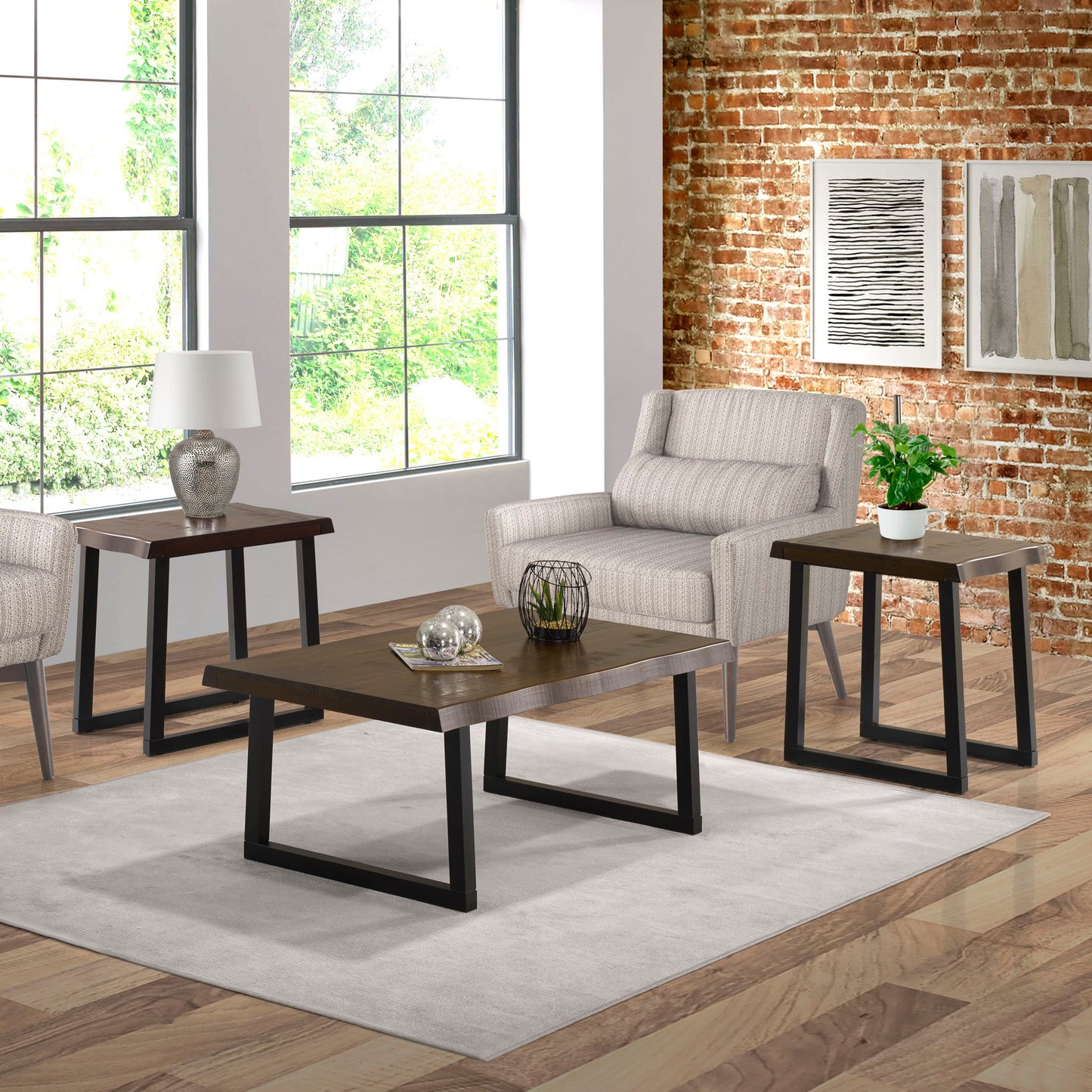 Jennings - 2 Piece Occasional Set - Brown