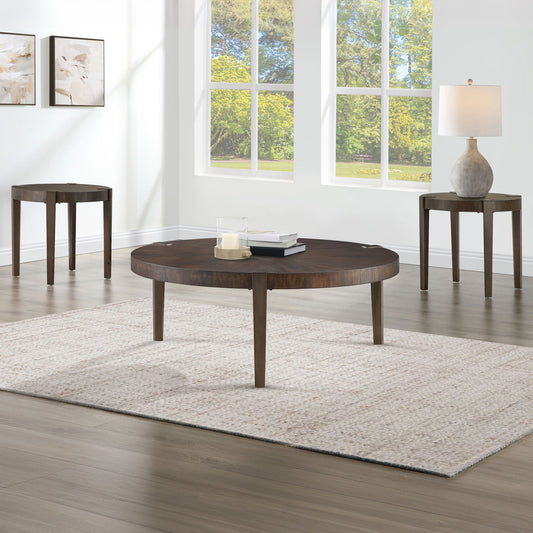 Gracie - 3 Piece Table Set - Brown