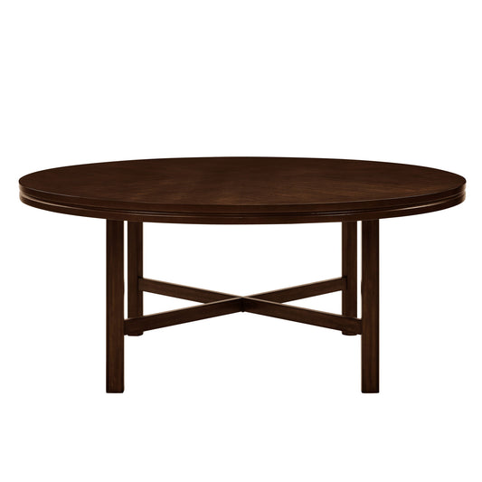 Hartford - Round Dining Table - Dark Brown