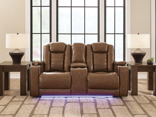 Gruaro PWR REC Loveseat/CON/ADJ HDRST