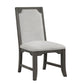 Lisbon - Dining Side Chair (Set of 2) - Gray
