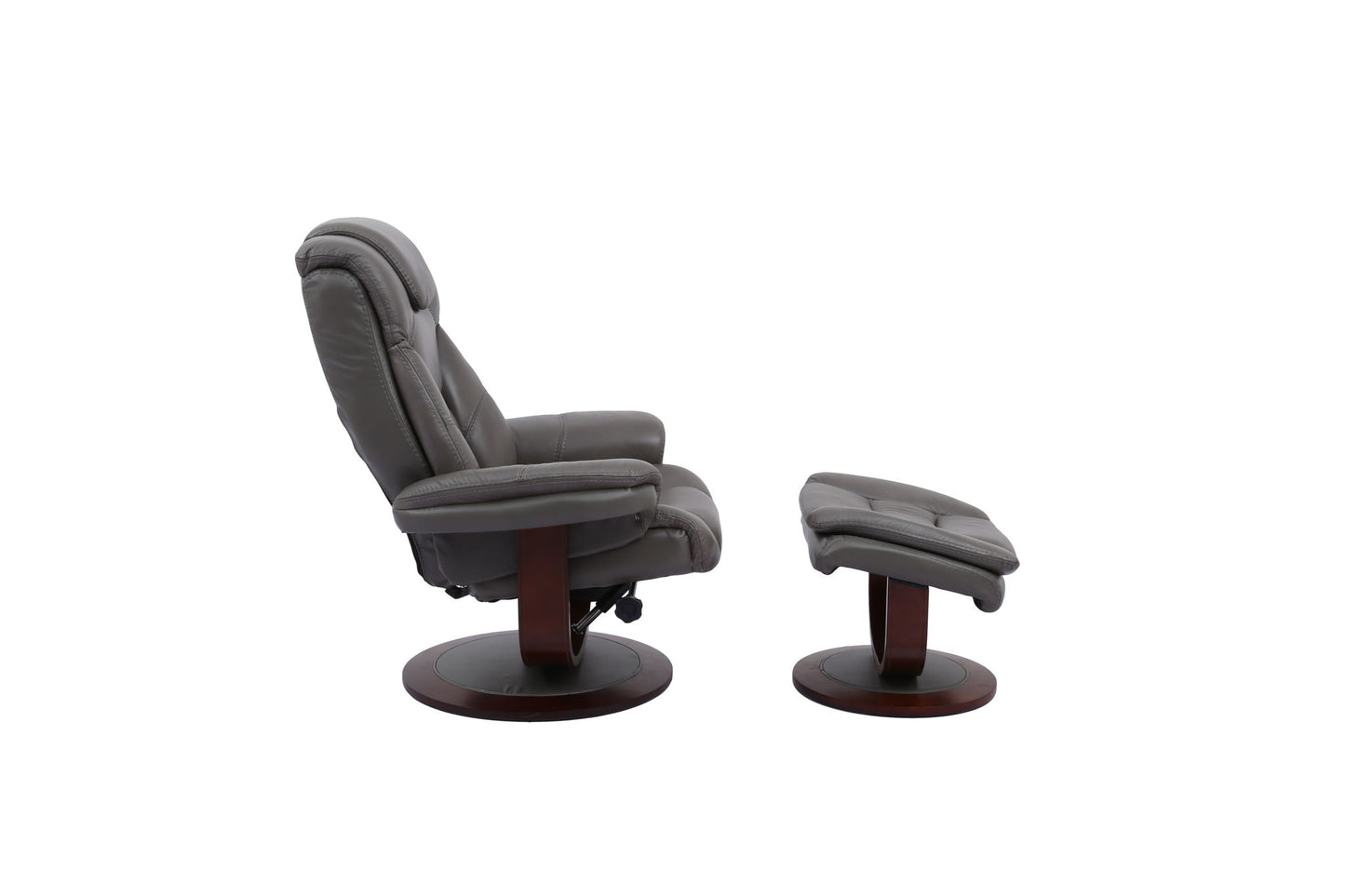 Monarch - Manual Reclining Swivel Chair and Ottoman