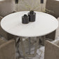 Pure Modern Dining - 54" Round Table With Wood Base - Moonstone