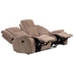 Bruno - Manual Sofa - Plush Tobacco