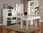 Boca - U Shape Desk With Credenza File And Hutch - Cottage White