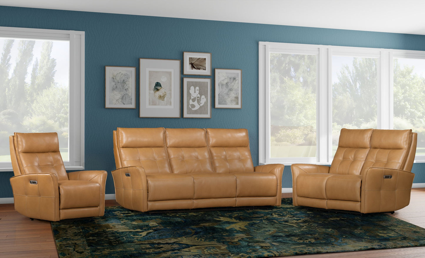 Gershwin - Zero Gravity Power Reclining Sofa - Lucca Butterscotch