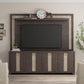 Ascent - 90" TV Console With Hutch And Back Panel - Dark Chocolate