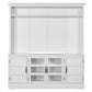 Shoreham - 76" TV Console With Hutch - Effortless White