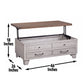 Bear Creek - 3 Piece Table Set - White