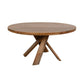 Crossings - Round Dining Table With 4 Upholstered Chairs