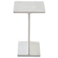 Irma - Marble End Table - I-Beam White