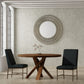Crossings - Round Dining Table With 4 Upholstered Chairs