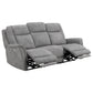 Linus - Zero Gravity Power Reclining Sofa - Hudson Gray