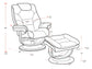Monarch - Manual Reclining Swivel Chair and Ottoman