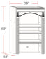 Huntington - Library Desk (2 Piece) - Antique Vintage Pecan