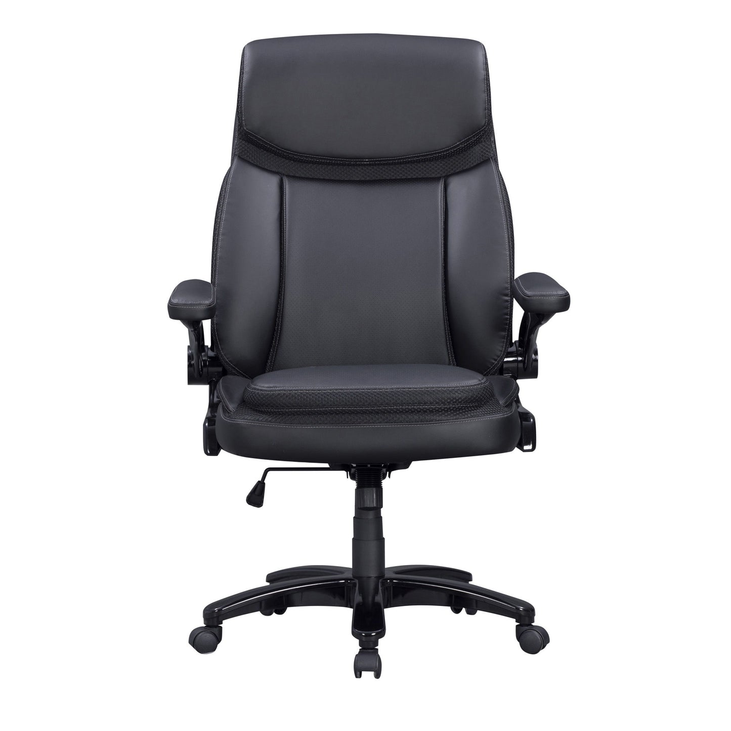 Dc - Big And Tall Fabric Desk Chair - Black