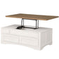 Americana Modern - Cocktail Table With Lift Top - Cotton With Weathered Natural Top