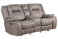 Blake - Reclining Console Loveseat - Desert Taupe