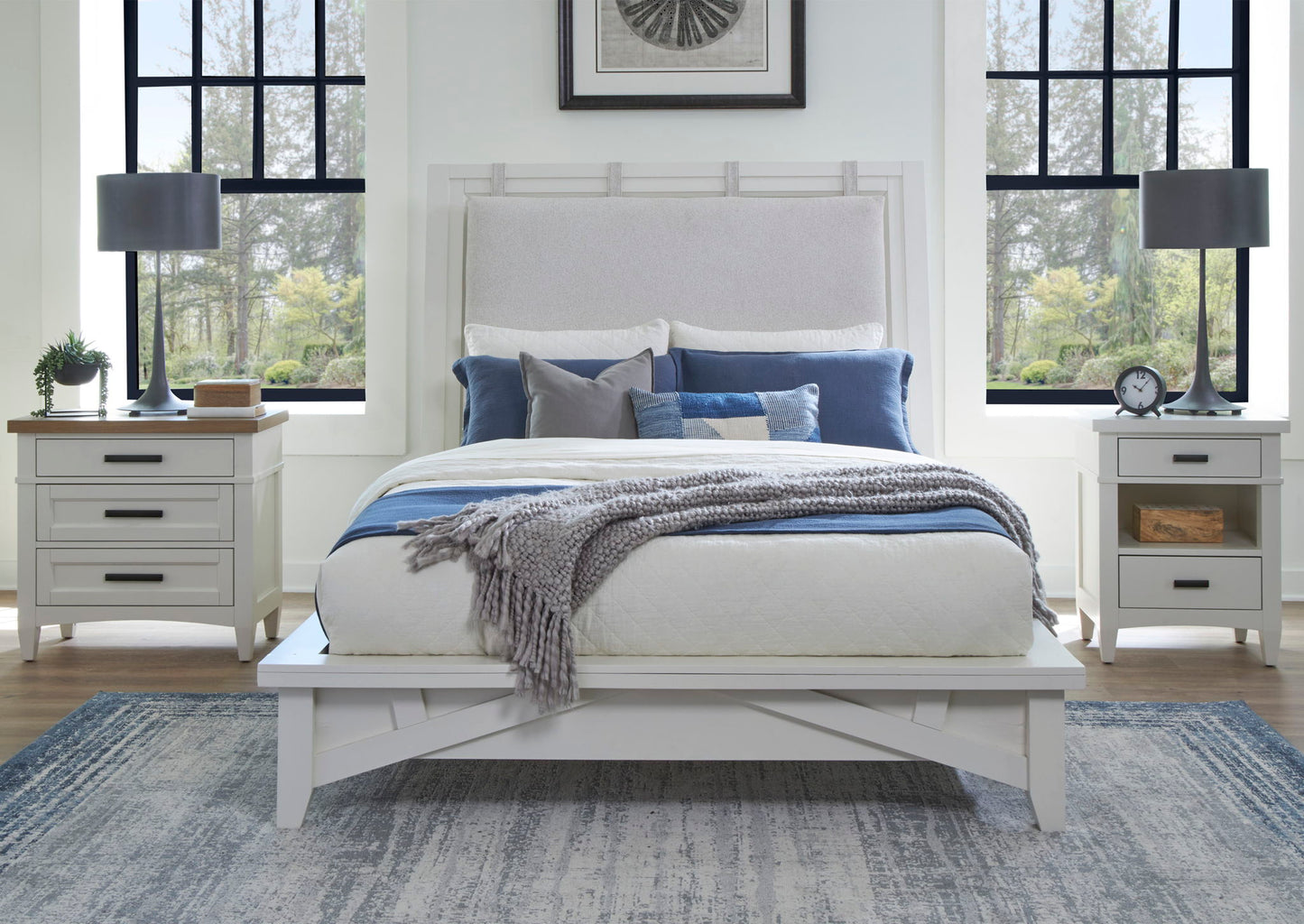Americana Modern Bedroom - 2 Drawer Nightstand