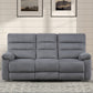 Cozy - Manual Recliner Sofa - Gray