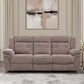 Sydney - Manual Recliner Sofa - Brown