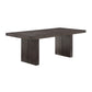 Evan - Dining Table With Leaf - Dark Brown / Black