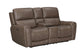 Hancock - Zero Gravity Power Reclining Console Loveseat P3