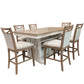 Americana Modern Dining - Island Counter-Height Extendable Dining Table - Cotton