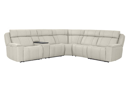 Sausalito - 6 Piece Modular Zero Gravity Power Reclining Sectional With Power Adjustable Headrests