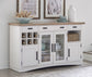 Americana Modern Dining - Buffet Server With Quartz Insert