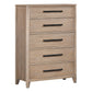 Breckenridge - 5 Drawer Chest - Brown