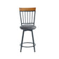 Tyler - Swivel Counter Chair (Set of 2) - Dark Gray