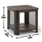 Barrow - End Table - Brown
