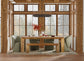 Crossings - Downtown Dining Bench - Amber