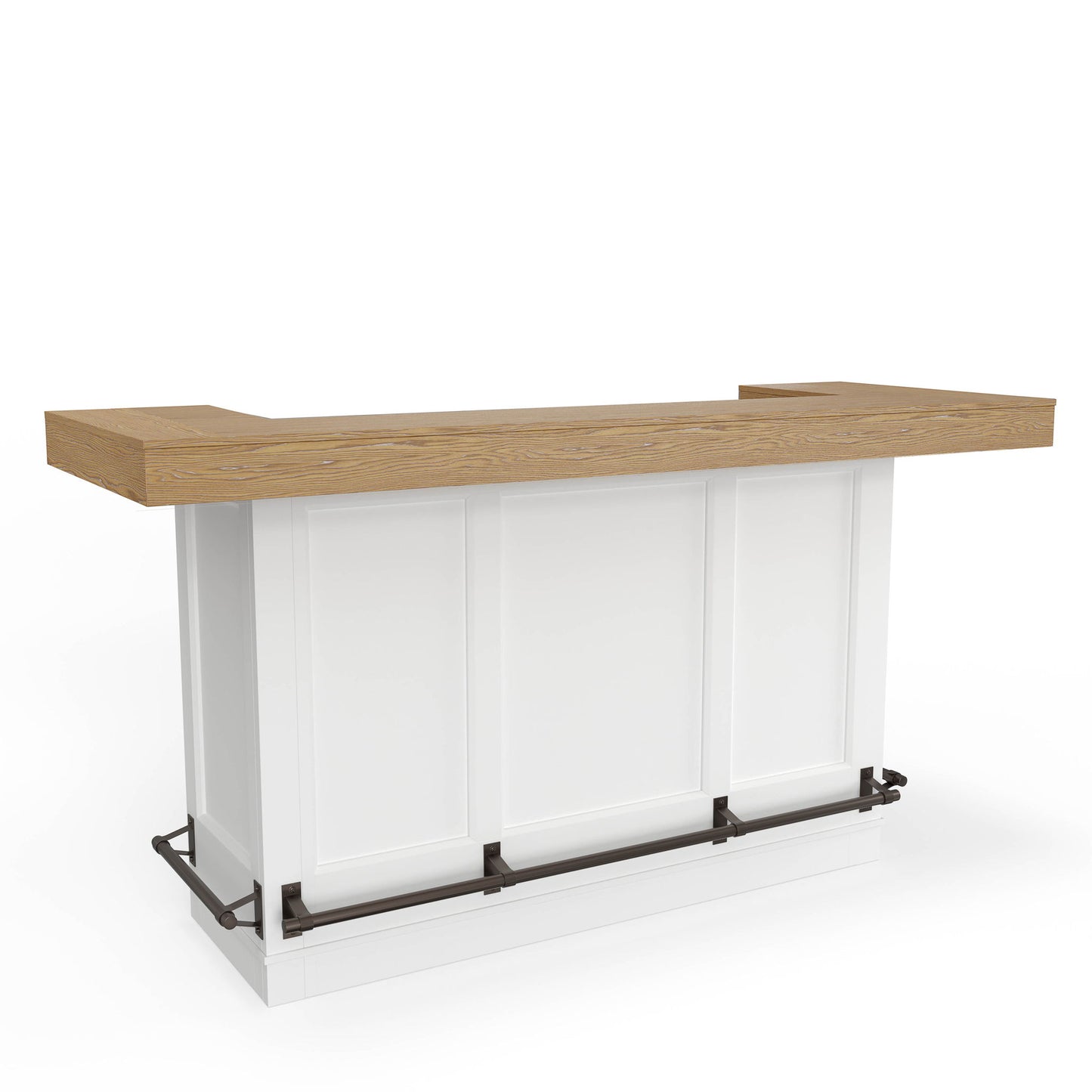 Americana Modern Dining - Bar With Quartz Insert - Cotton