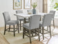 Grayson - Storage Counter Bench - Dark Gray