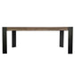 Cedar Fork - Dining Table With 6 Ladderback Chairs - Smoked Arabica