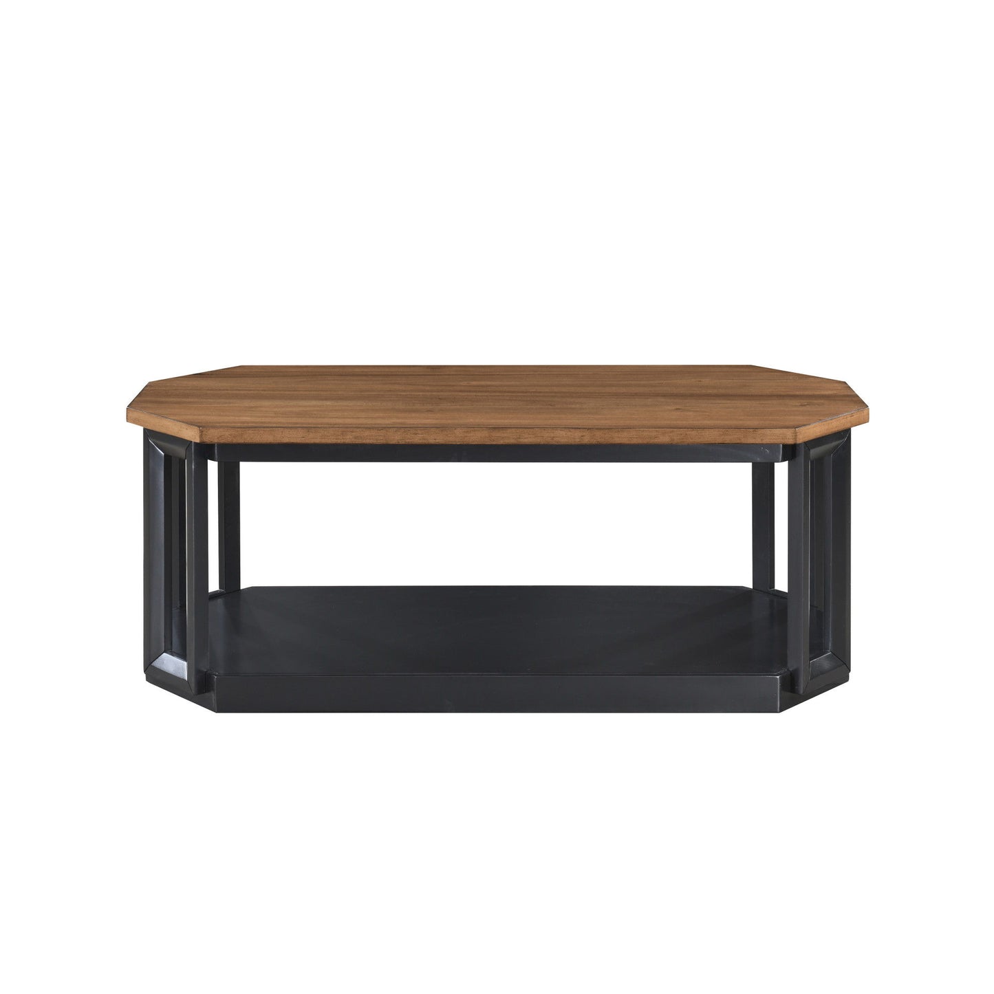 Decker - 3 Piece Occasional Set (1 Coffee & 2 End Tables) - Brown / Black