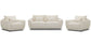 Utopia - Sofa And 2 Chair And Half - Mega Ivory