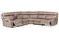Theon - Modular Manual Reclining Sectional And Entertainment Console