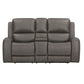 Belmont - Zero Gravity Power Reclining Tilt Console Loveseat P3 - Autumn Fog