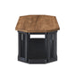 Decker - 3 Piece Occasional Set (1 Coffee & 2 End Tables) - Brown / Black